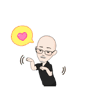 陽気なハゲおじさん（個別スタンプ：16）