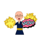 陽気なハゲおじさん（個別スタンプ：33）