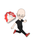 陽気なハゲおじさん（個別スタンプ：36）