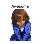 全て同じセリフ【Awesome】  2（個別スタンプ：23）