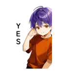 全て同じセリフ【YES】  1（個別スタンプ：18）