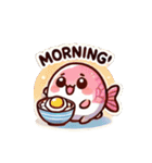 ぷりぷりメダカのあいさつ（個別スタンプ：30）