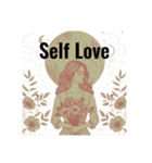 Self Love 〜花鳥風月〜（個別スタンプ：7）