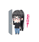 眼鏡っ子さっちゃん（個別スタンプ：6）