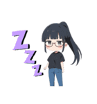 眼鏡っ子さっちゃん（個別スタンプ：10）