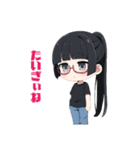 眼鏡っ子さっちゃん（個別スタンプ：16）