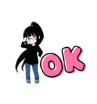 眼鏡っ子さっちゃん（個別スタンプ：22）