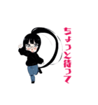 眼鏡っ子さっちゃん（個別スタンプ：24）