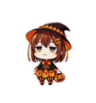 ハロウィン限定！魔女のかわいいスタンプ2（個別スタンプ：3）