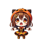 ハロウィン限定！魔女のかわいいスタンプ2（個別スタンプ：7）