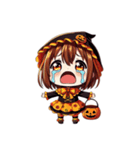 ハロウィン限定！魔女のかわいいスタンプ2（個別スタンプ：8）