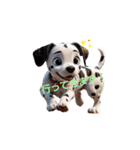 子犬ダルメシアン3D（個別スタンプ：5）