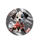 子犬ダルメシアン3D（個別スタンプ：16）