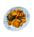 食品シリーズ : 唐揚げ (揚げ物) #3（個別スタンプ：1）
