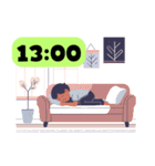 1時間毎スタンプ（個別スタンプ：7）