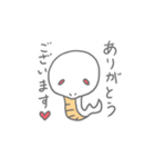 巳年幸運のしろへびちゃん（個別スタンプ：6）