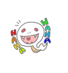 巳年幸運のしろへびちゃん（個別スタンプ：9）