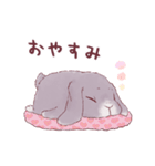 うさぎのモコ（ハート）（個別スタンプ：2）