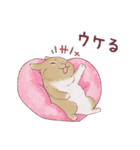 うさぎのポム（ハート）（個別スタンプ：23）