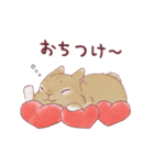 うさぎのポム（ハート）（個別スタンプ：33）