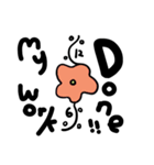 お返事するお花（個別スタンプ：10）