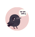 カラスくんスタンプシリーズ（個別スタンプ：9）