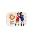 我が家の双子あゆあお秋（個別スタンプ：14）