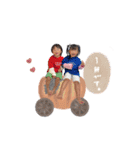我が家の双子あゆあお秋（個別スタンプ：17）
