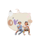 我が家の双子あゆあお秋（個別スタンプ：35）