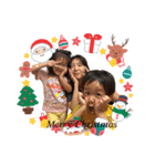 依杜5歳＆莉世4歳 年末年始バージョン（個別スタンプ：1）