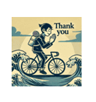 自転車旅の感情ライダー（個別スタンプ：2）