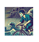 自転車旅の感情ライダー（個別スタンプ：7）