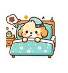 風邪っぴきワンコ（個別スタンプ：14）
