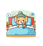 風邪っぴきワンコ（個別スタンプ：16）