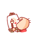 秋のかわいいシンプルなスタンプ（個別スタンプ：6）