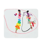 Zの自由画『年長』（個別スタンプ：21）