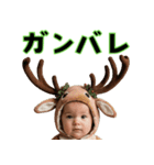 仮装赤ちゃん～クリスマス編（個別スタンプ：36）