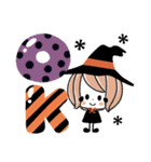 ♡秋×ハロウィン♡くるりんボブ（個別スタンプ：7）