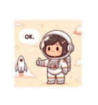 宇宙飛行士スタンプシリーズ（個別スタンプ：1）