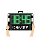 帰宅時間(サッカーロスタイム表示)（個別スタンプ：10）