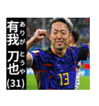 ⚫️架空のサッカー選手で日常会話2（個別スタンプ：1）