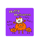 ハロウィンのネコたち（個別スタンプ：3）