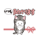 中高年ねこ いたわることば（個別スタンプ：4）