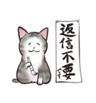 中高年ねこ いたわることば（個別スタンプ：12）