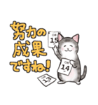 中高年ねこ いたわることば（個別スタンプ：34）