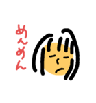 the girl is funny（個別スタンプ：3）