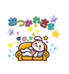 カラフルなあいさつスタンプ（個別スタンプ：3）