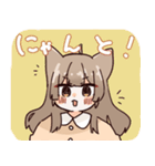 おばけねこと女の子（個別スタンプ：26）