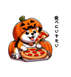 ハロウィンの柴犬くん（個別スタンプ：12）