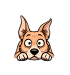 色々な感情の犬（個別スタンプ：3）